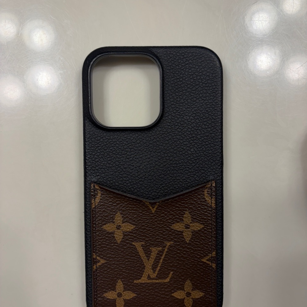 Louis Vuitton Monogram Black and Brown Phone Case